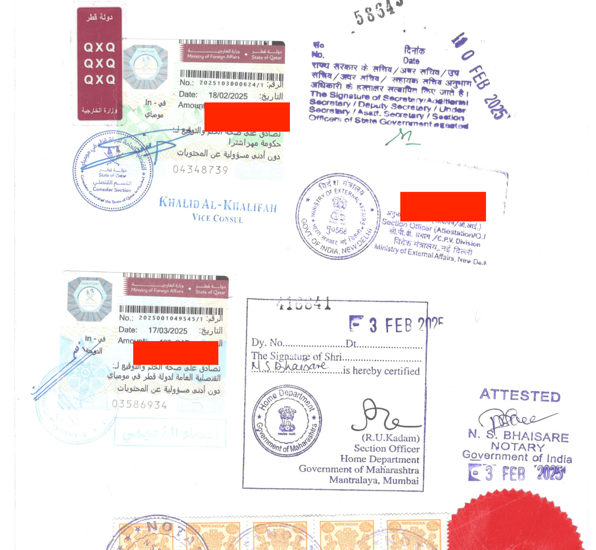Maharashtra Mantralaya HRD + MEA + Qatar Embassy + Qatar MOFA, end-to-end work by SiZA Global