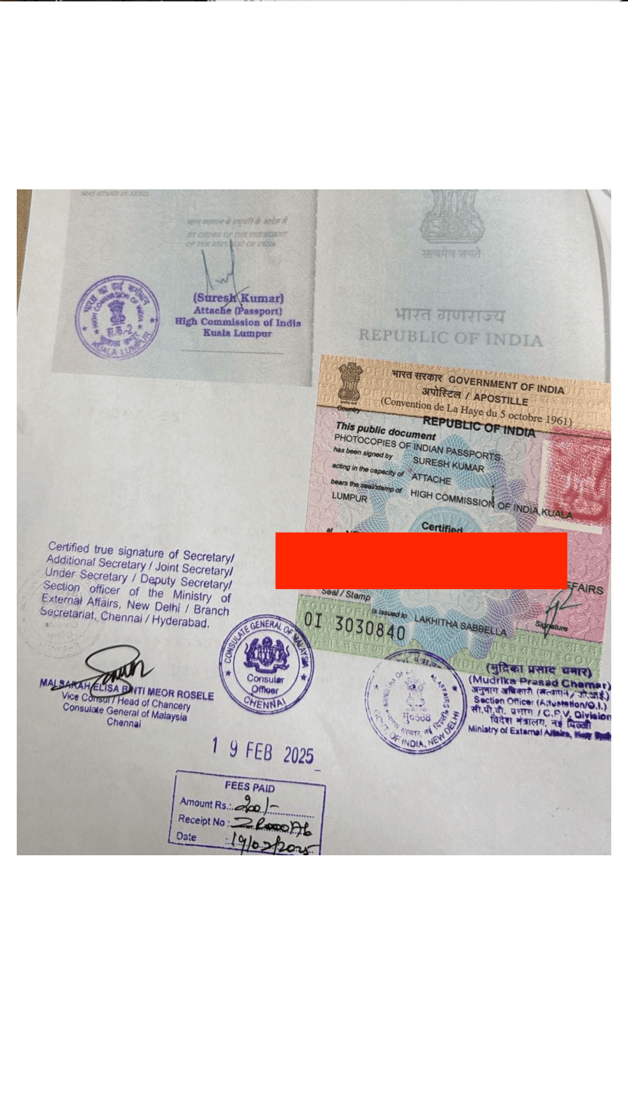 Malaysia Embassy attestation documents by SiZA Global