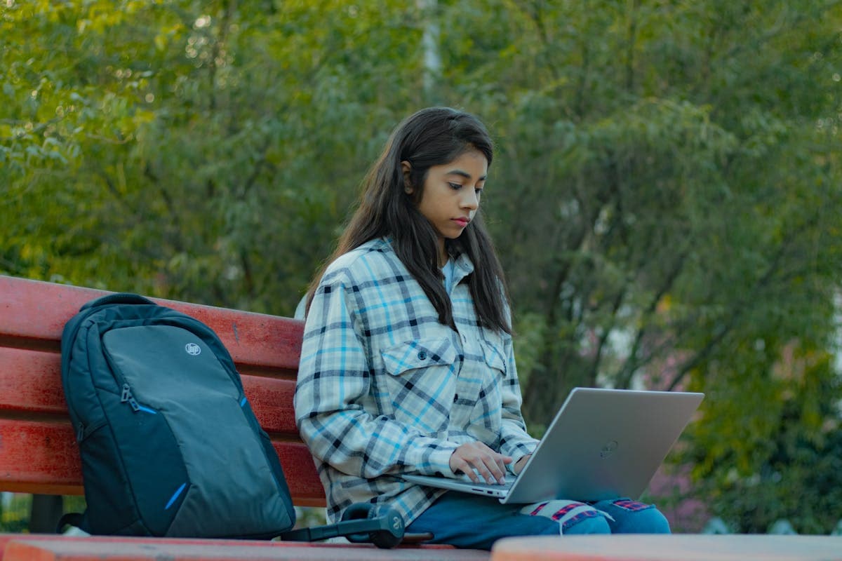 Indian student walking through a Bratislava university campus before a Slovakia apostille and Slovak translation file