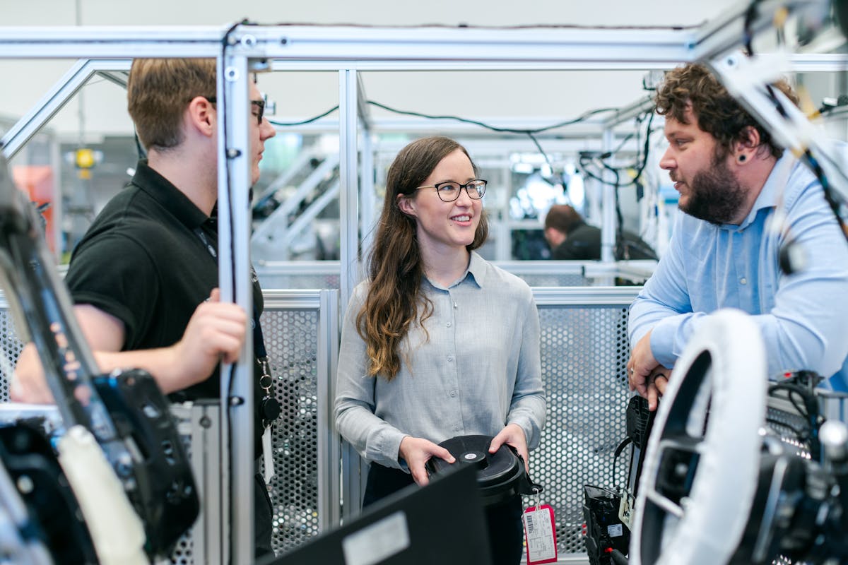 Indian engineer working at a Czech automotive engineering facility