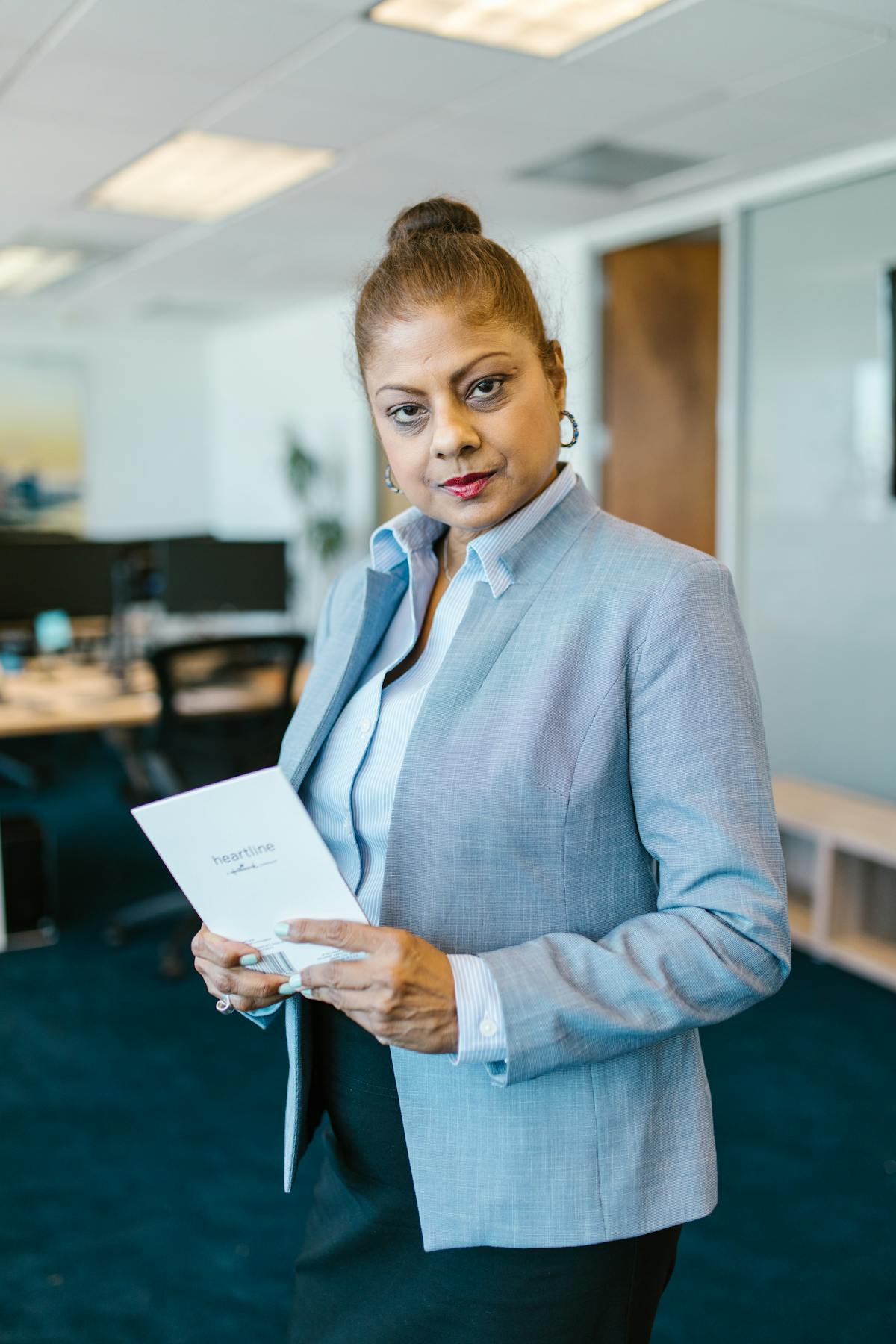 Indian woman founder presenting at a startup pitch in Toronto