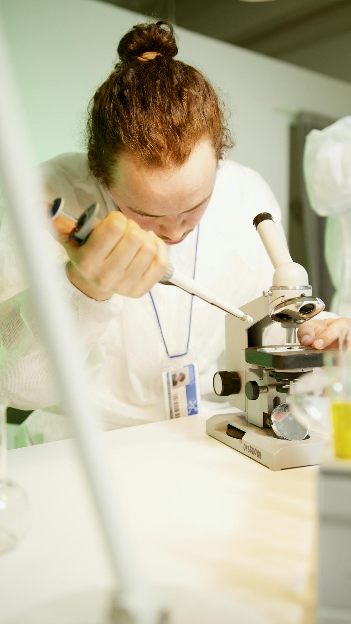Indian PhD student working at a French university research laboratory