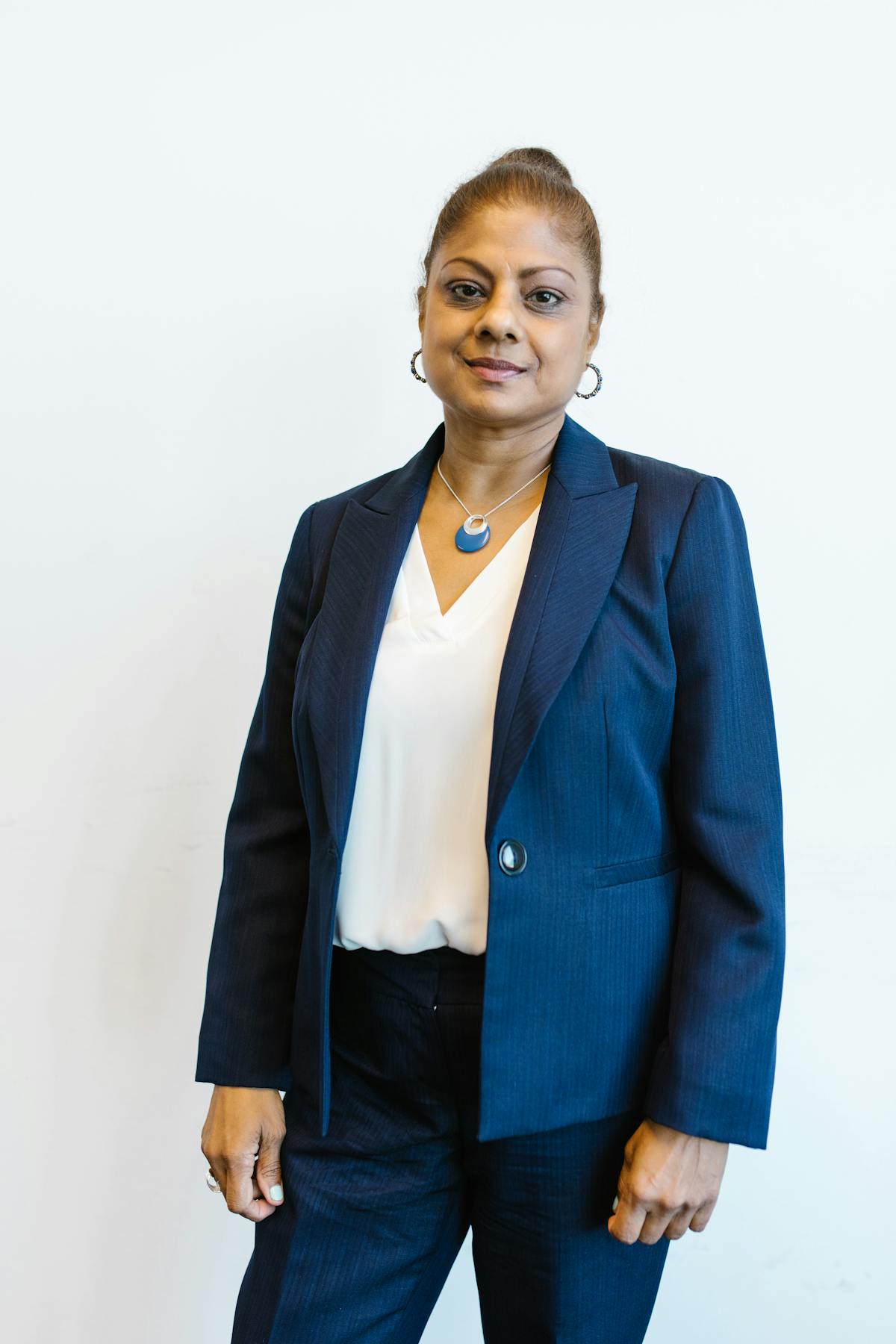 Indian woman engineer at a research workstation in an Australian lab