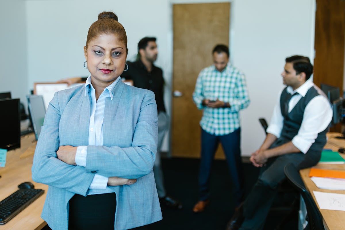 Indian-origin US executive at a board meeting in a Manhattan office